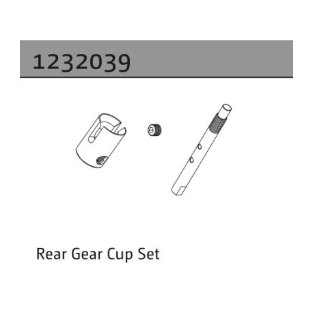 Absima Rear Gear Cup Set