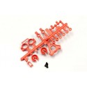 Shock Plastic Parts Set Kyosho Optima - Red