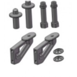HNR "F/R body Post & Battery post & Spoiler Press Cover & Spoiler Bracket"