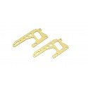 Front side plate set Kyosho Turbo Optima (2) Gold