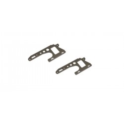 Front side plate set Kyosho Optima Pro (2) Gun Metal