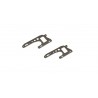 Front side plate set Kyosho Optima Pro (2) Gun Metal