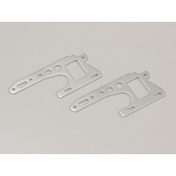 Front side plate set Kyosho Optima (2) Silver