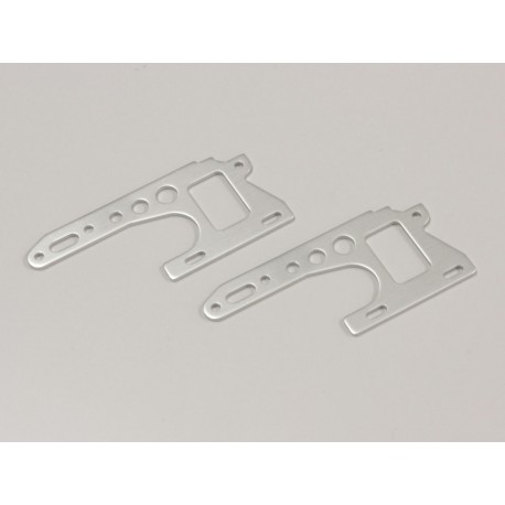 Front side plate set Kyosho Optima (2) Silver
