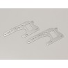 Front side plate set Kyosho Optima (2) Silver