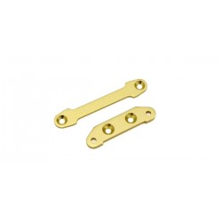 Kyosho Turbo Optima Front Suspension Plate Set (2) Gold