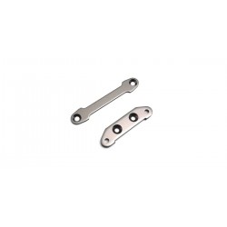 Front suspension plate set Kyosho Optima Pro (2) Gun Metal