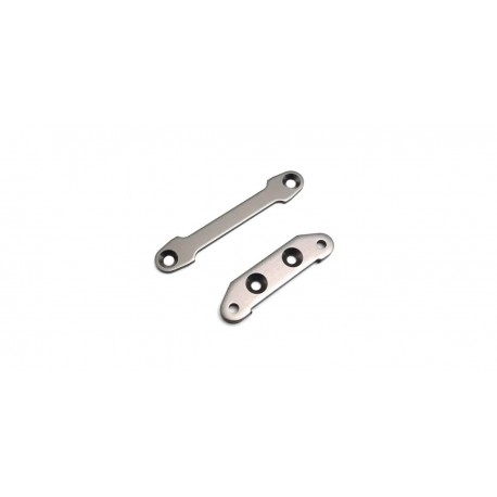 Front suspension plate set Kyosho Optima Pro (2) Gun Metal
