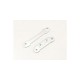 Kyosho Optima Front Suspension Plate Set (2) Silver