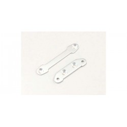 Kyosho Optima Front Suspension Plate Set (2) Silver
