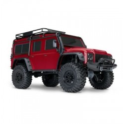 Traxxas TRX-4 1/10 Scale Crawler Land Rover Defender with TQi (Red)