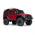 Traxxas TRX-4 1/10 Scale Crawler Land Rover Defender with TQi (Red)