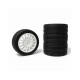 Mjx Wheel Asembly White (4pcs)