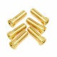 XTR CONECTOR MACHO ORO 5MM   ULTRA LOW  RESISTANCE (6PCS)