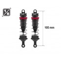 Hobbytech 1/8 Scale 105mm Big Bore 16mm Shocks + 3-Spring Kit (Hard/Medium/Soft)