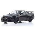 Kyosho 1:43 Nissan Skyline R34 GT-R V-Spec II Black Pearl