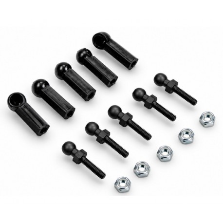Carson M3 Ball head/Adjuster set (5) Steel
