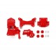 Tamiya TA-01/02 4WD Front Gear Case (red)