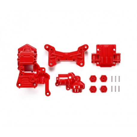 Tamiya TA-01/02 4WD Front Gear Case (red)