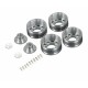 Carson 1:14 Alum. Rear wheel long hole (2) hex