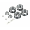 Carson 1:14 Alum. Rear wheel long hole (2) hex