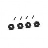 Rlaarlo Wheel Hex Set For RZ001 and XTS Rally Cars
