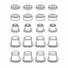 MJX Control arm bracket inserts