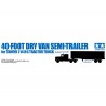 Carson 1:14 RC 2Axle Dry Van Semi-Trailer