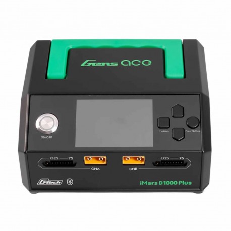 GENS ACE CHARGER DUAL 1000W - GEAD1000W-EB