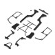 Axial Genright Fenders & Cage Doors Bumpers: SCX30 CJ-7