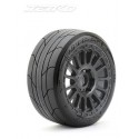 Jetko EX Super Sonic 1:8 Slicks Belted Tyre Black Wheels 17mm Hex (2)