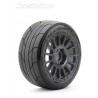 Jetko EX Super Sonic 1:8 Slicks Belted Tyre Black Wheels 17mm Hex (2)