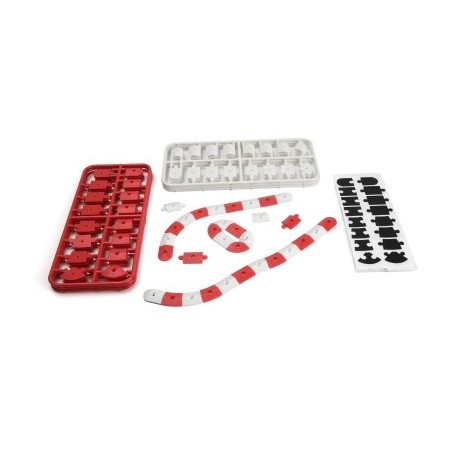 nanoTTR Curb Set Red and White