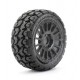 Jetko EX Tomahawk 1:8 Rallye Belted Tyre Black Wheels 17mm Hex (2)