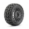 Jetko EX Tomahawk 1:8 Rallye Belted Tyre Black Wheels 17mm Hex (2)