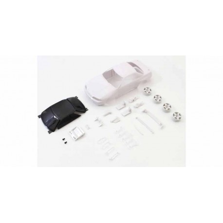 Bodyshell Skyline GT-R R32 Gr.A Mini-Z + 4WD Rims (White Body)