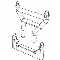 MJX Front and rear body mounts