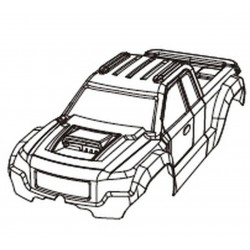 MXJ Body Shell Monster Truck