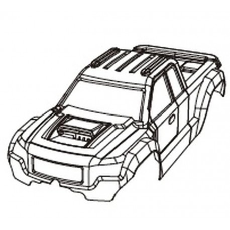 MXJ Body Shell Monster Truck