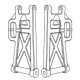 MJX Rear Lower Arm