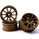 TAMIYA MEDIUM-NARROW GOLD 10-SPOKE