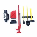 SET HERRAMIENTAS COMPLETO DECORACION 1/10 CRAWLER RC