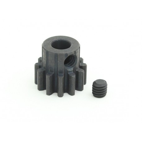 PIÑON 12T (M1) 5MM SHAFT STEEL HARD COATED