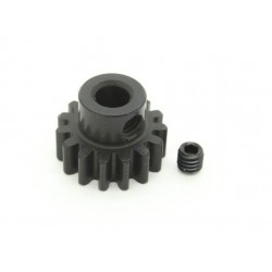 PIÑON 15T (M1) 5MM SHAFT STEEL HARD COATED