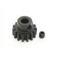 PIÑON 15T (M1) 5MM SHAFT STEEL HARD COATED