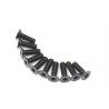 SCREW COUNTERSUNK HEX  3X10MM STEEL BLACK (10PCS)