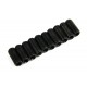 SCREW GRUB HEX 3X6MM STEEL BLACK (10PCS)