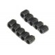 SCREW GRUB 4X5MM STEEL BLACK (10PCS)