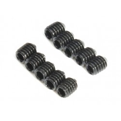 SCREW GRUB 4X5MM STEEL BLACK (10PCS)