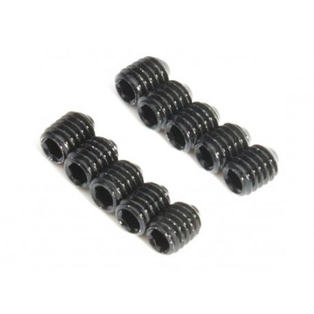 SCREW GRUB 4X5MM STEEL BLACK (10PCS)